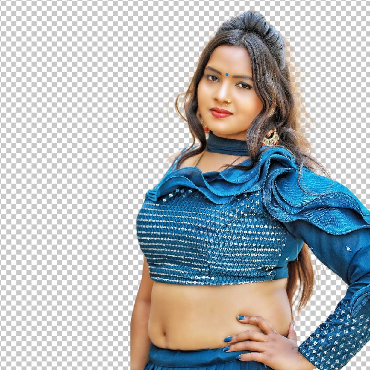 Actress Kajal Roy full HD PNG image | 4K Bhojpuri actress PNG transparent image download