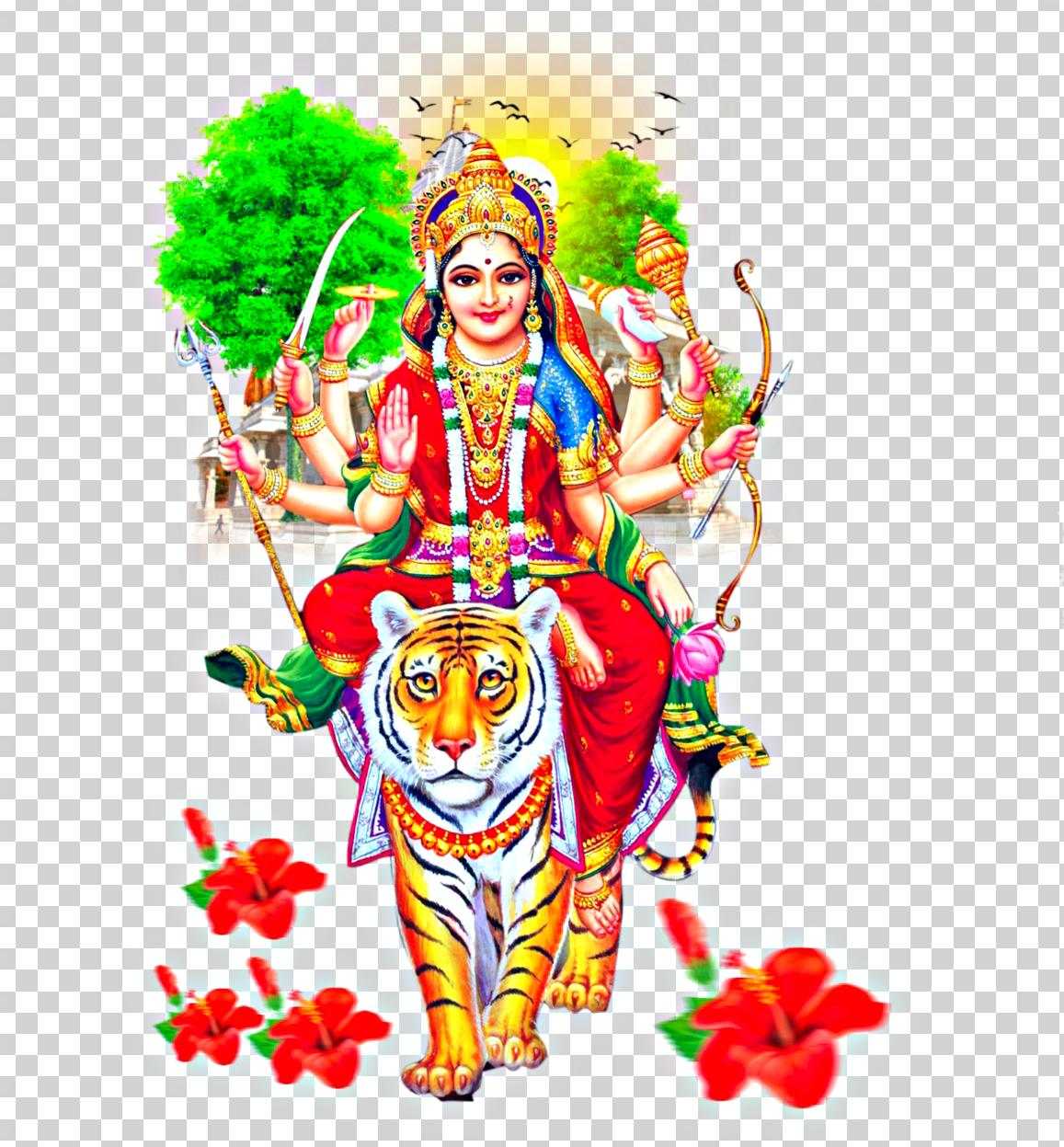 maa durga png hd images | durga puja png background | Navratri designing Durga PNG transparent image