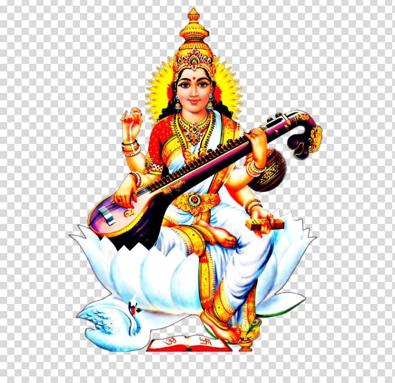 Maa Saraswati Png Hd Image